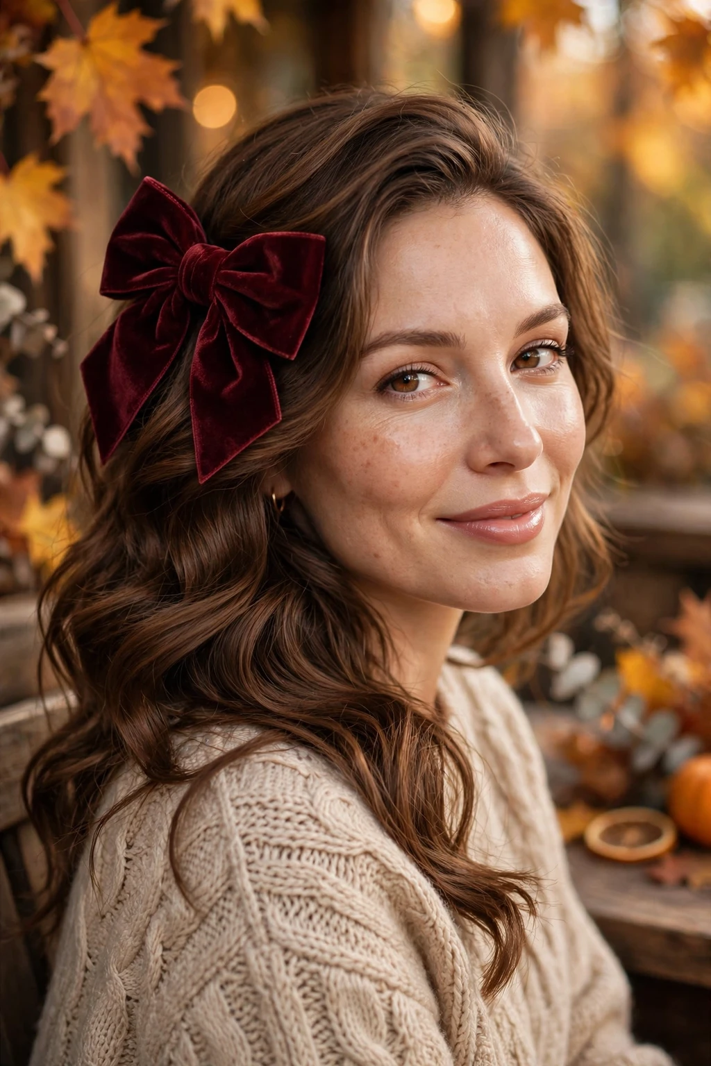 9. Soft Waves with a Velvet Bow