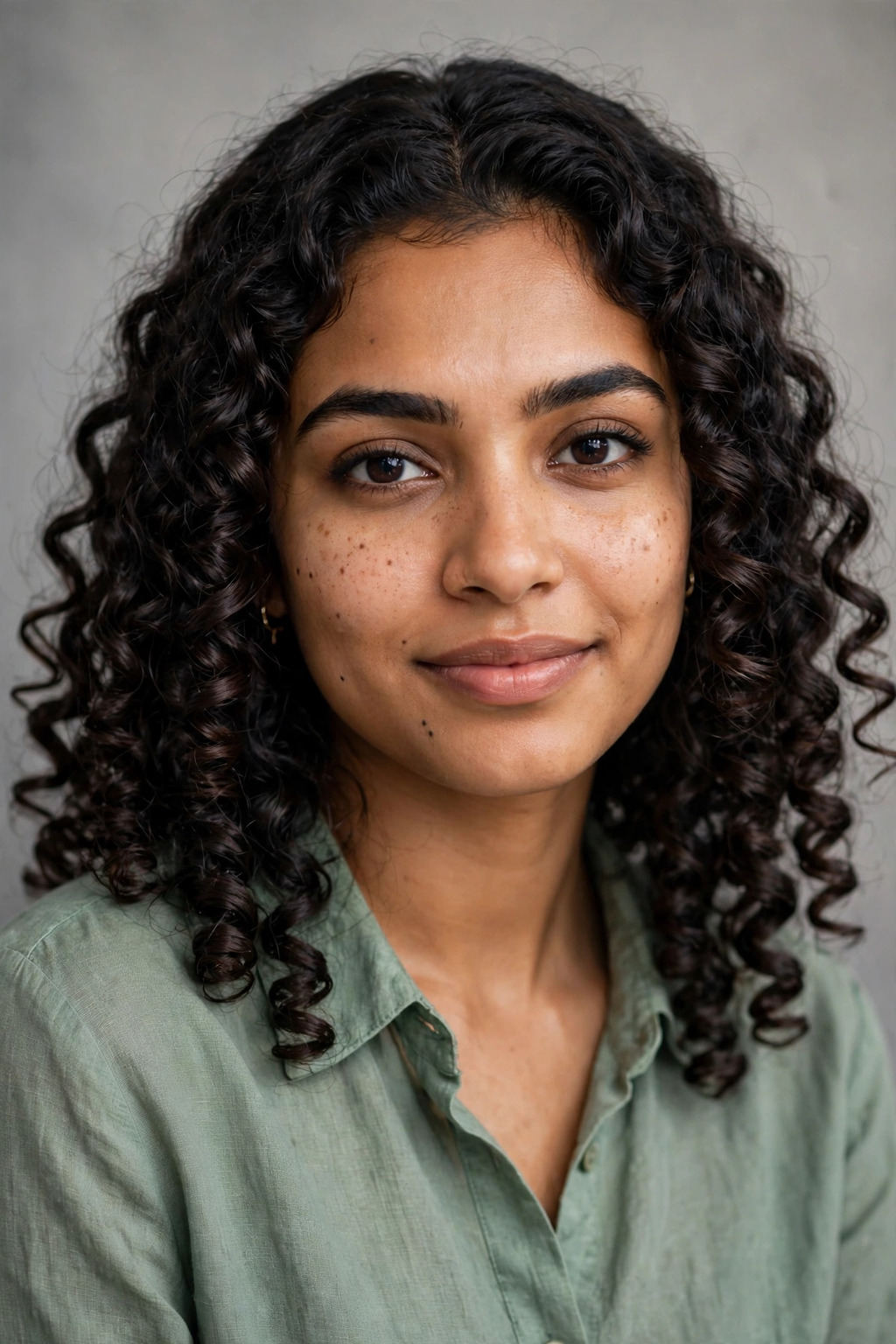 3. Shoulder-Length Spiral Curls
