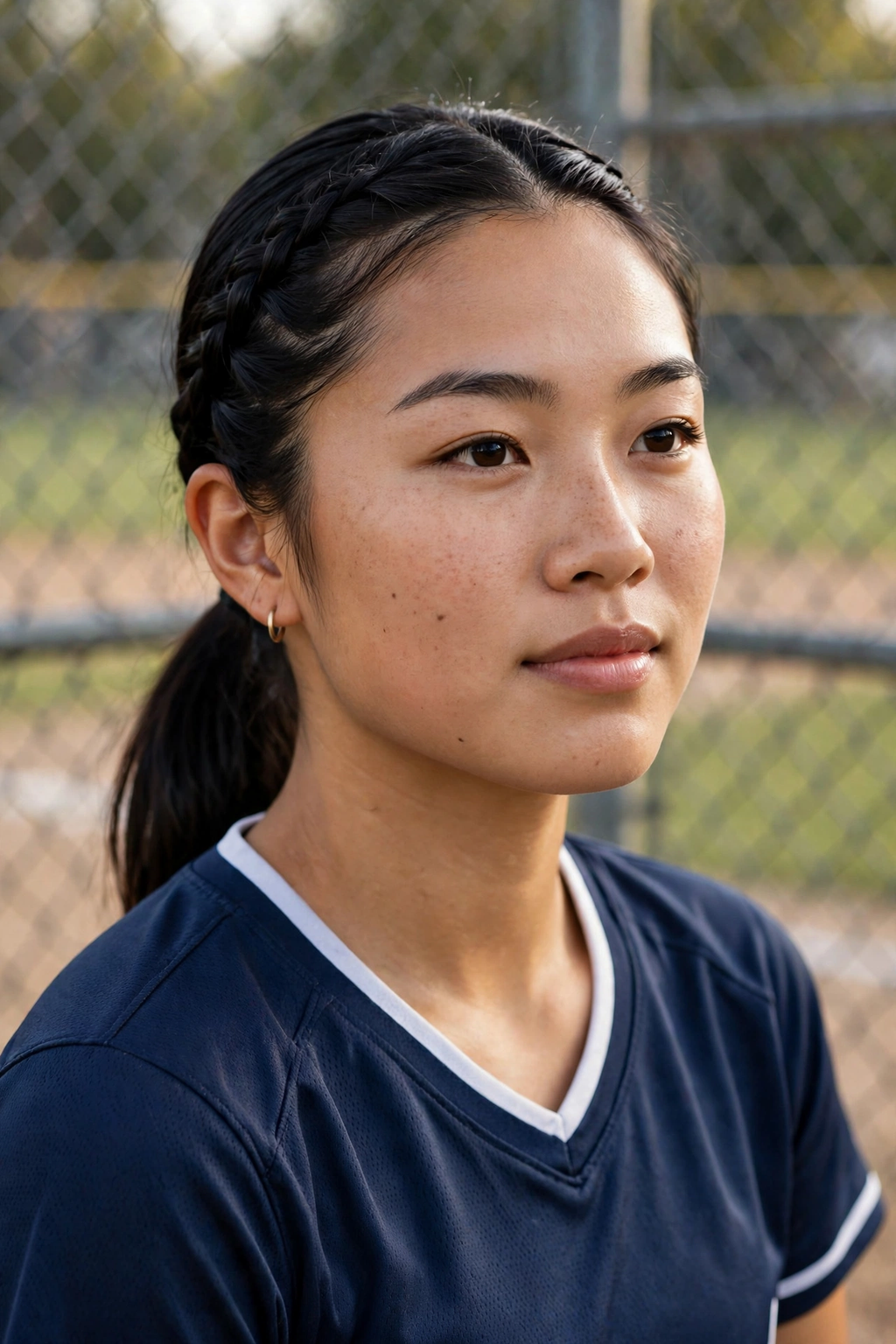 15 Softball Hairstyles to Try in 2026 6 4. Side Ponytail With Braid Accent