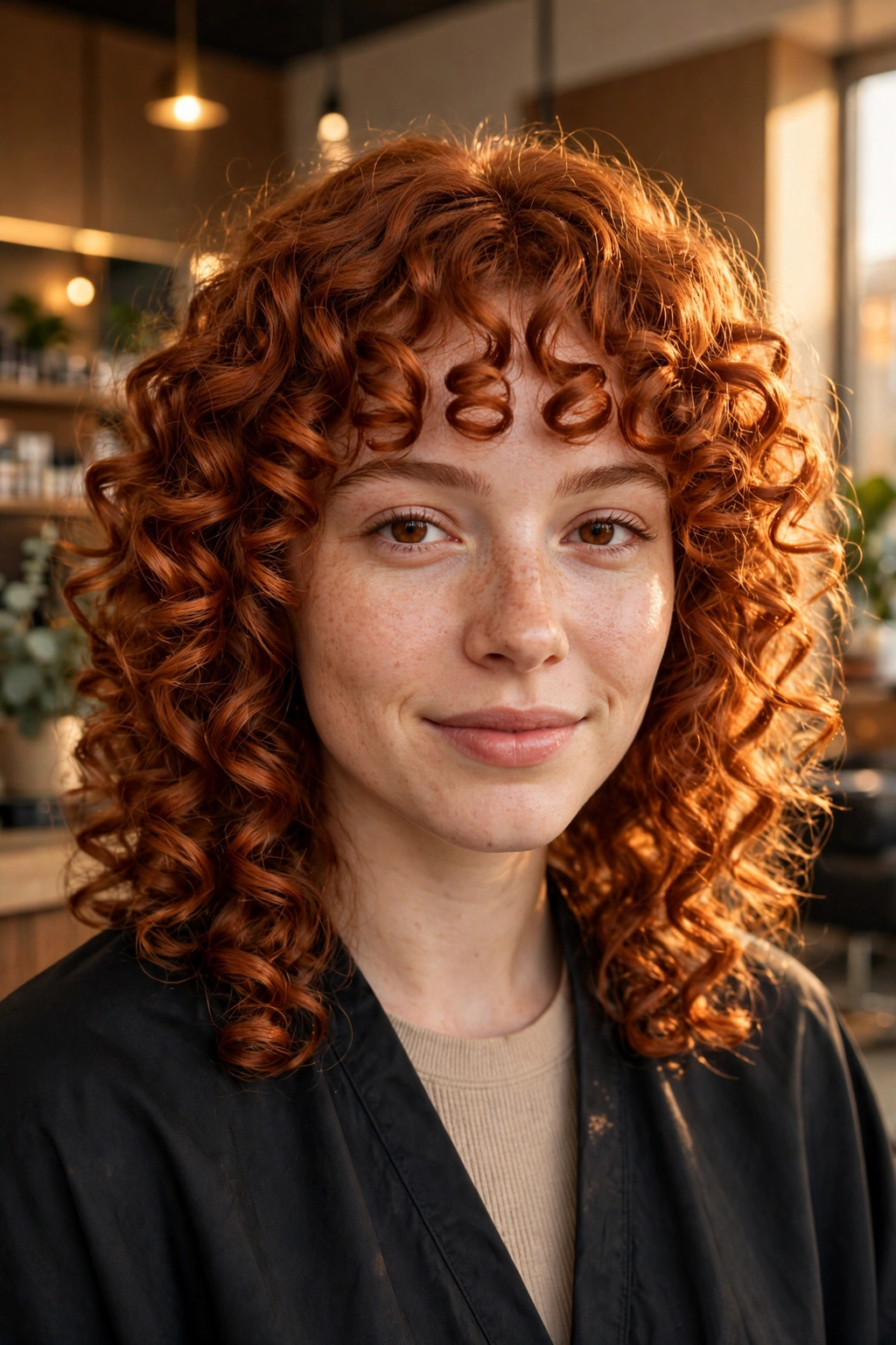5. Copper Coils With Bangs
