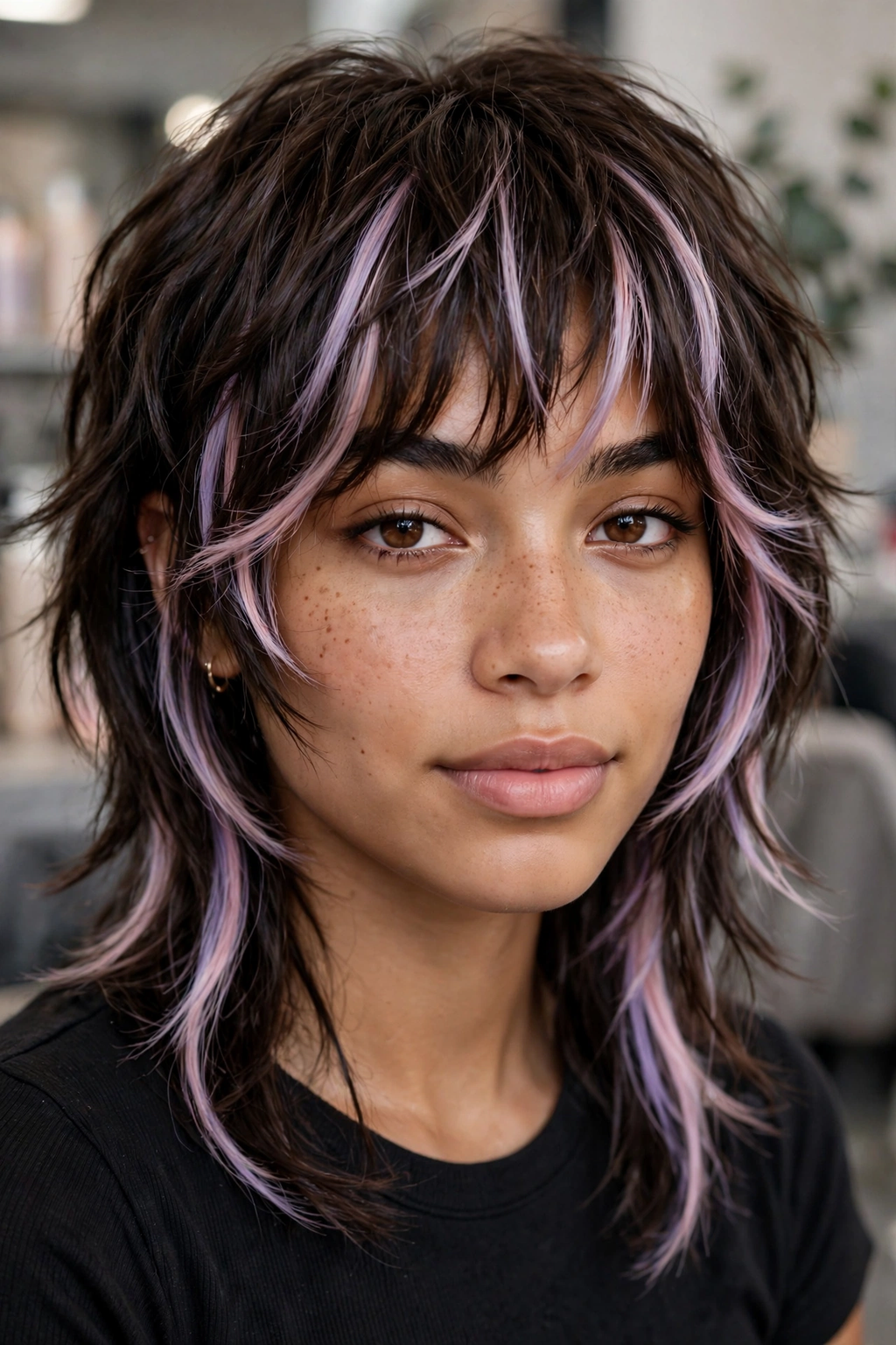 15 Emo Shag Haircuts to Try in 2026 10 8. Pastel Streak Shag