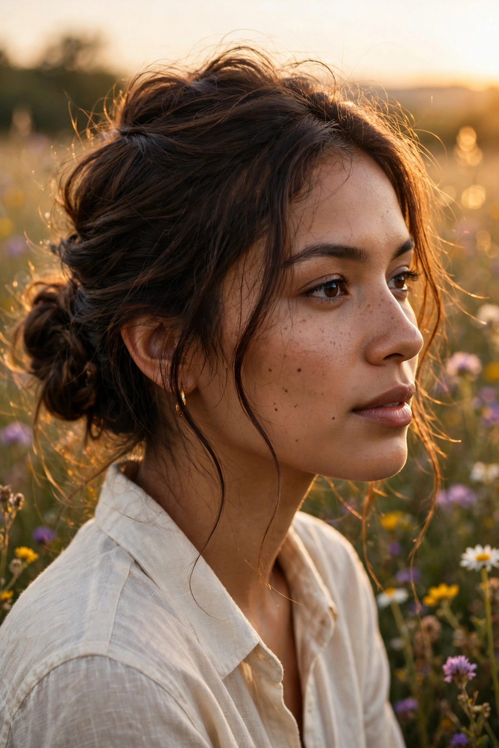 9. Loose Boho Knot
