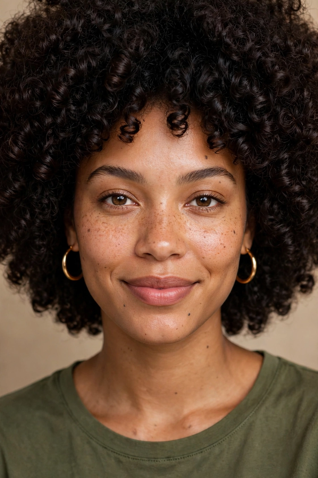 10. Voluminous Curly Afro
