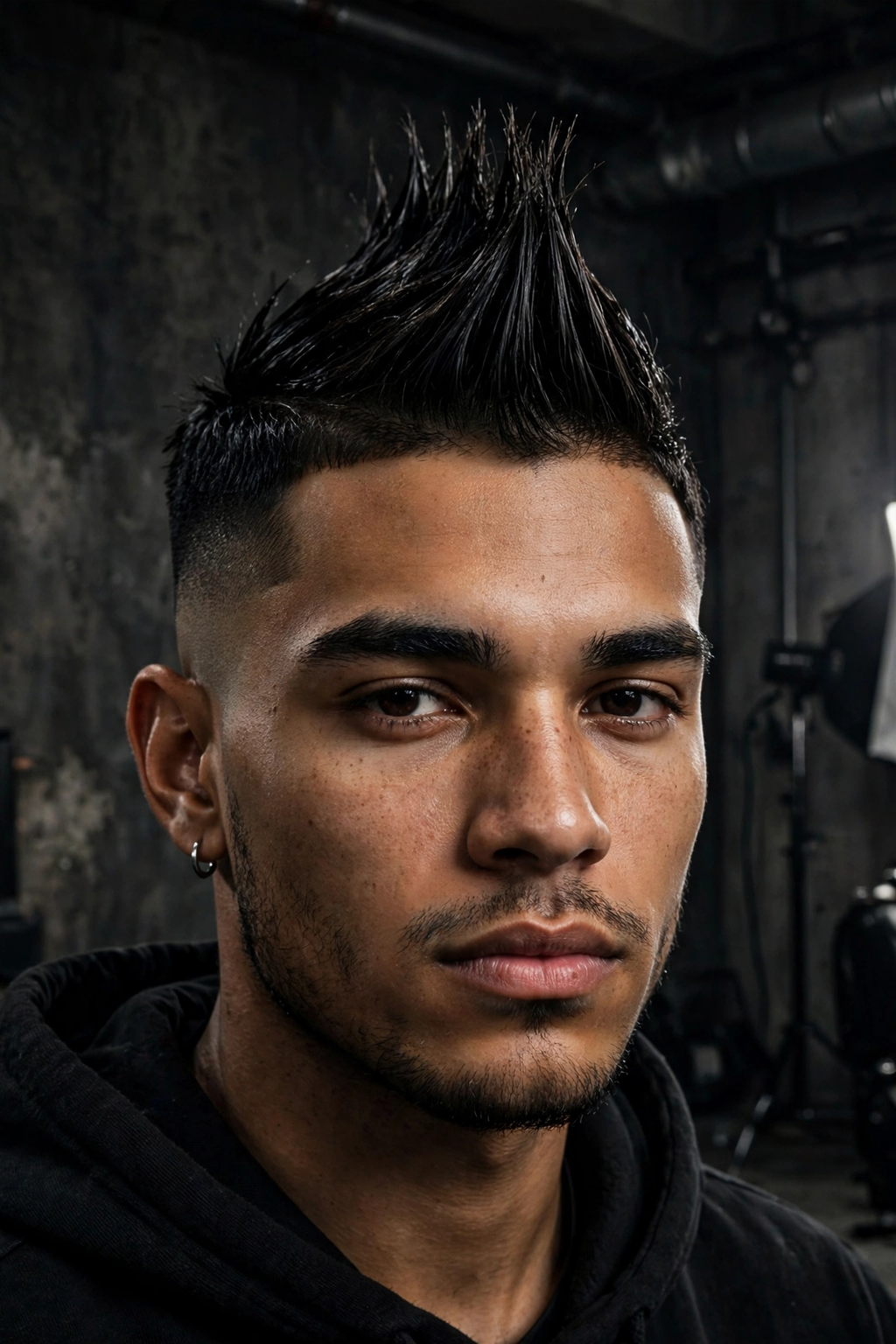 10. Temple Fade Mohawk