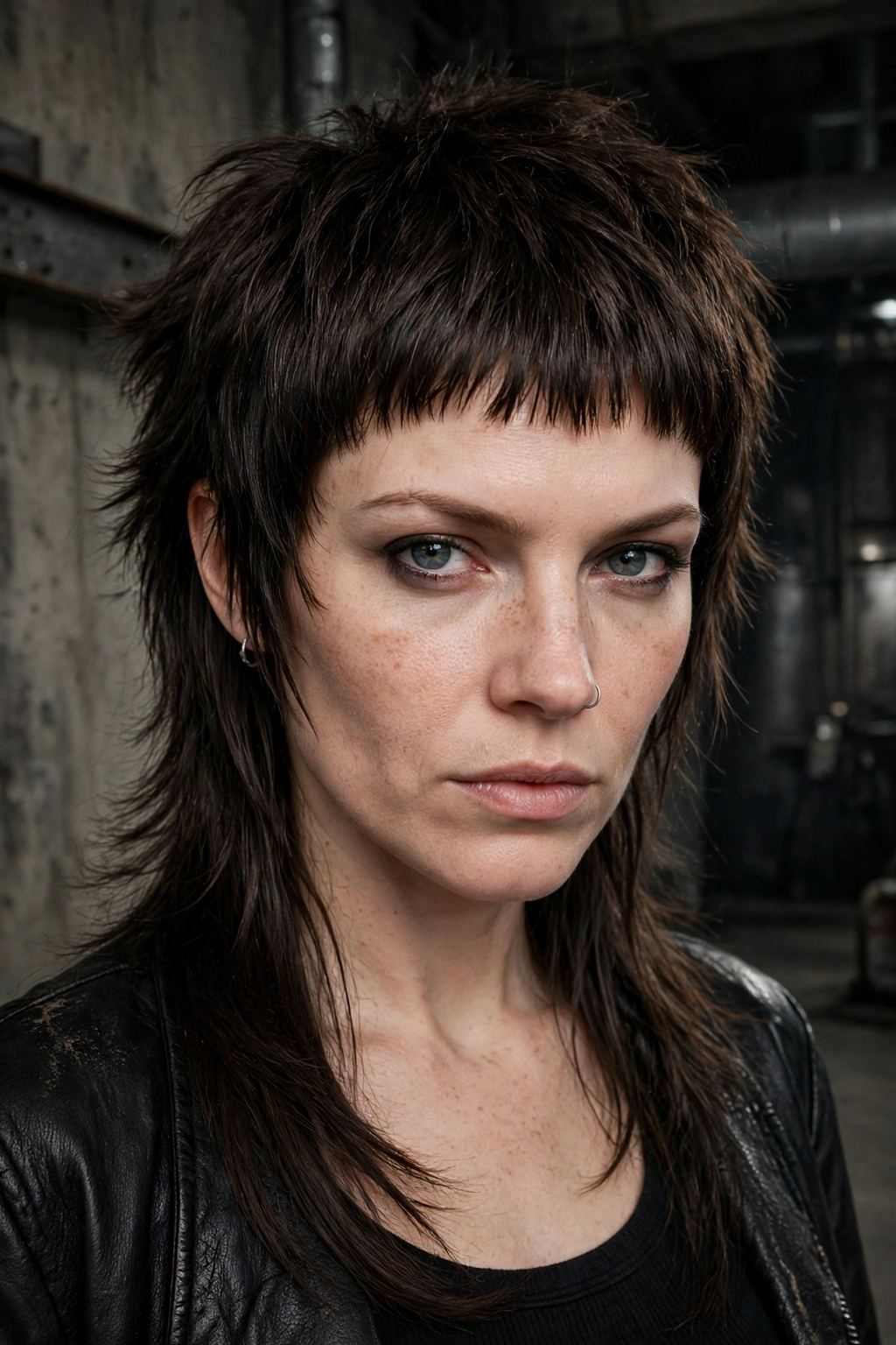 11. Rebel Mullet Gypsy Shag with Baby Fringe