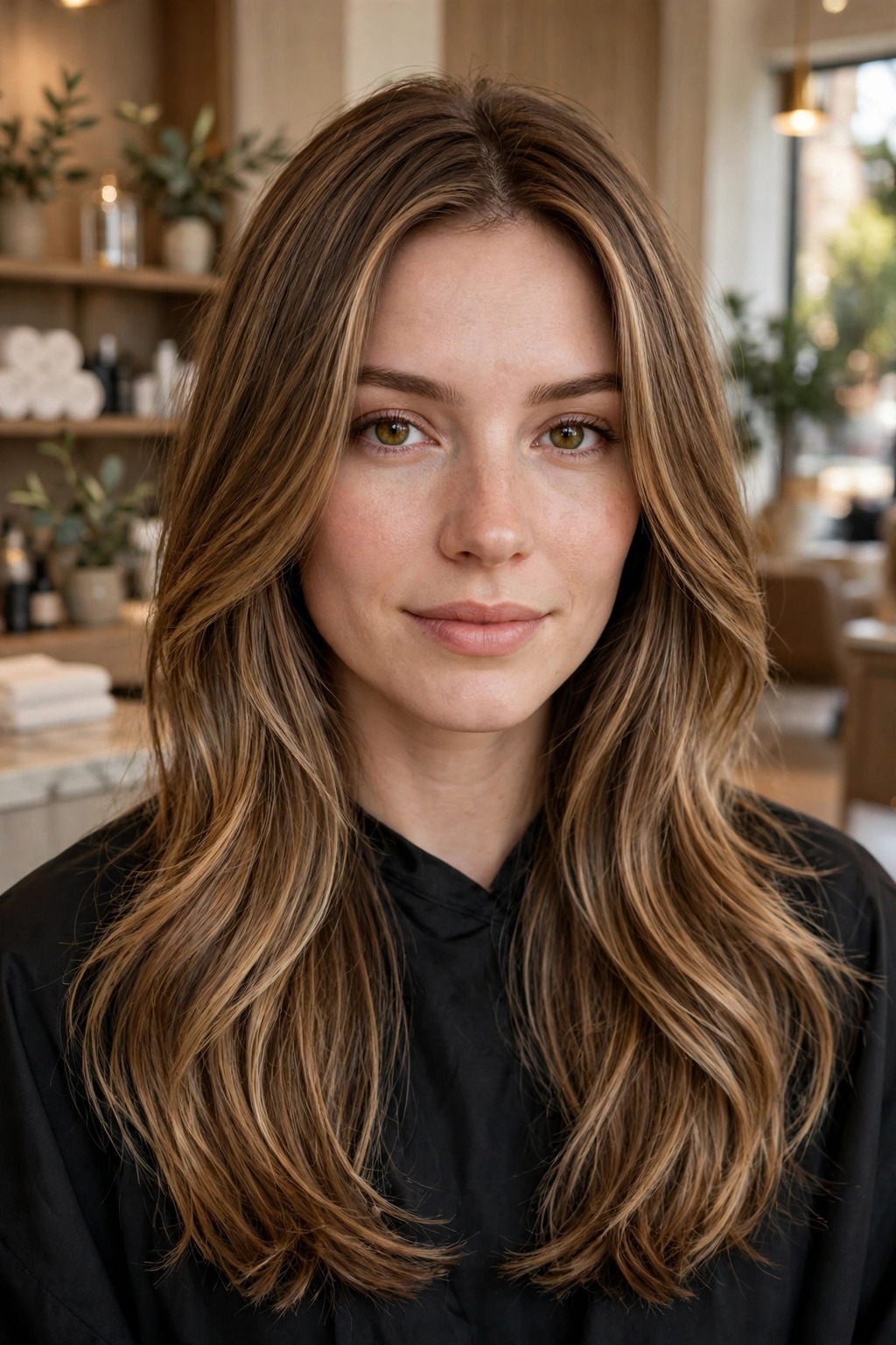 11. Dimensional Hazelnut Balayage