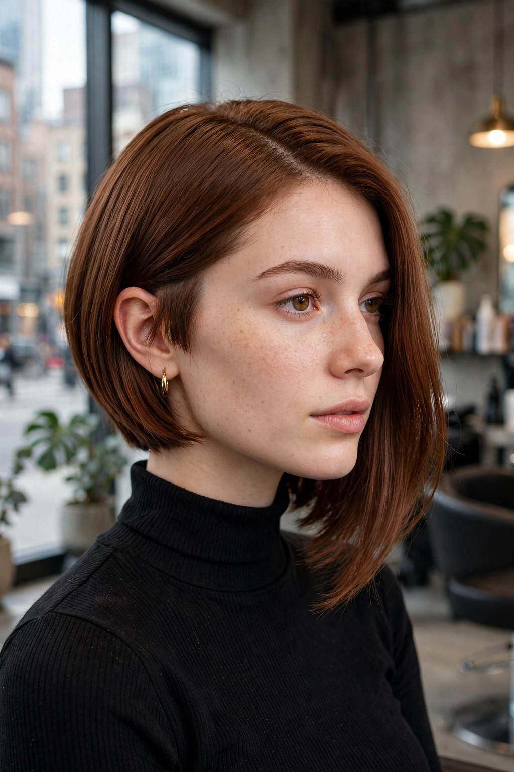 12. Asymmetric Ear-Length Cut