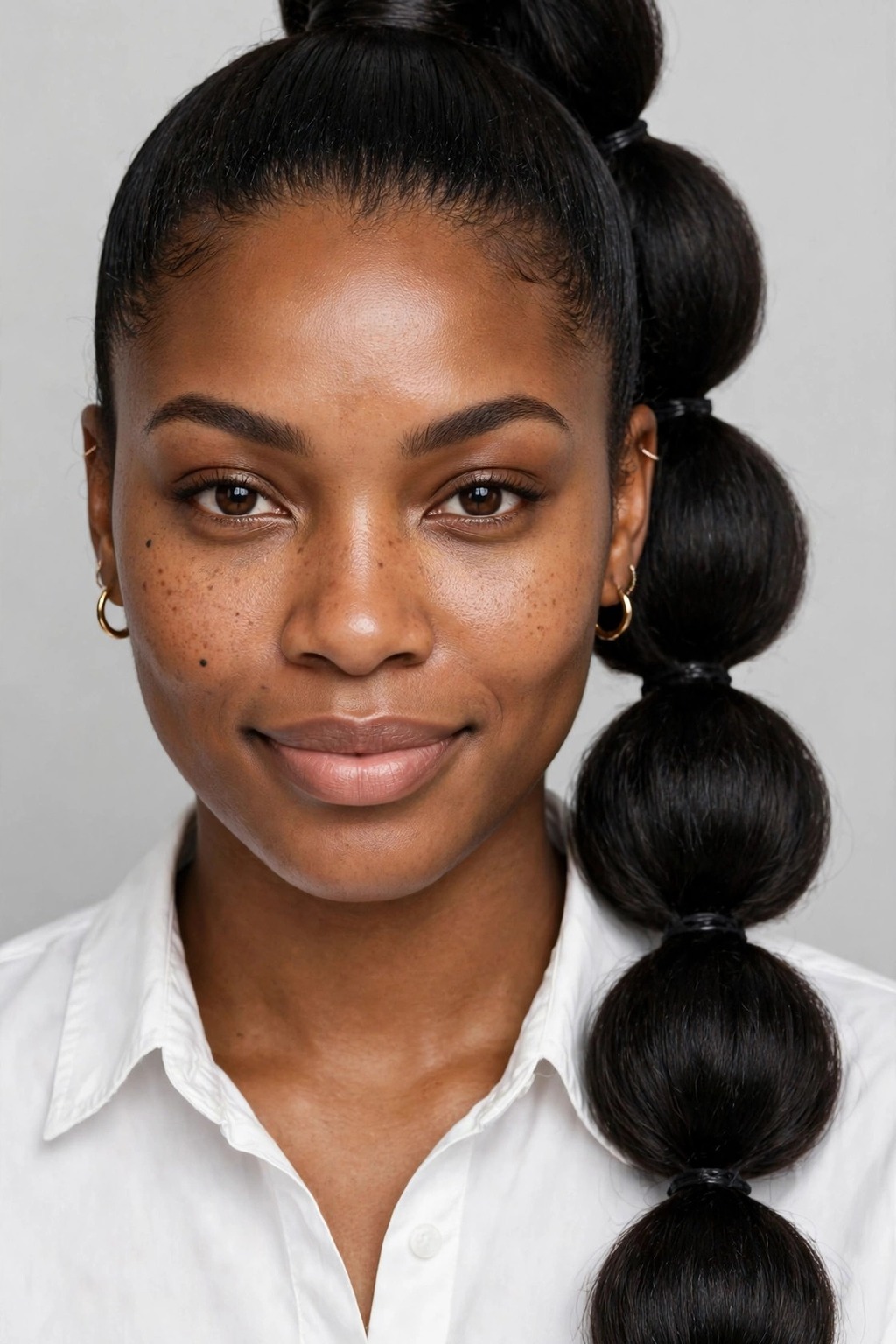 12. The Bouncy Bubble Ponytail