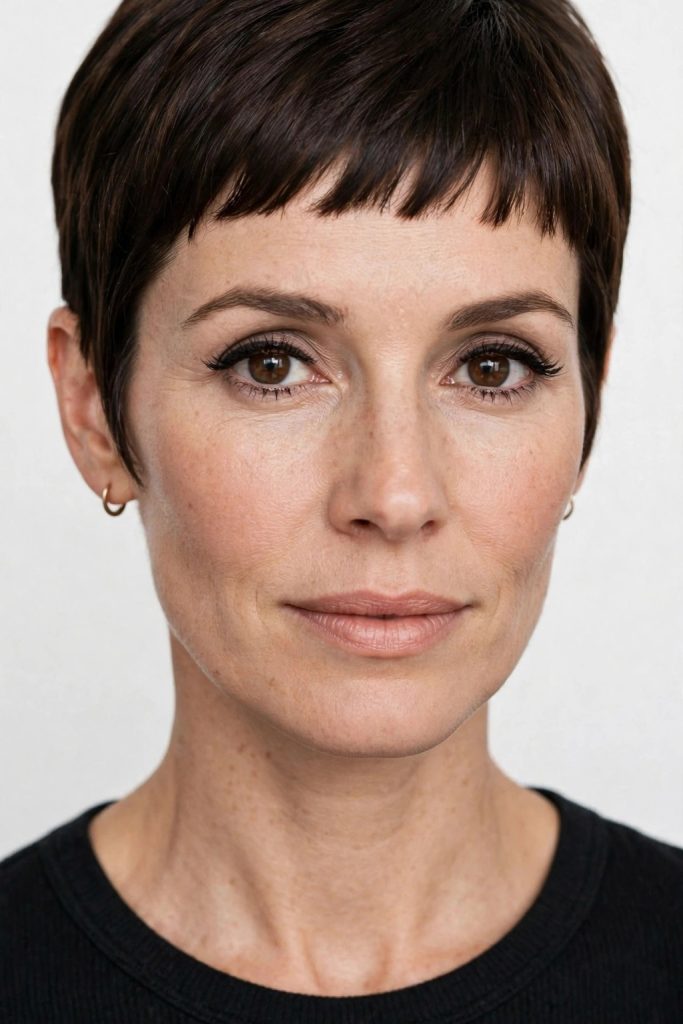13. Twiggy-Inspired Crop With Micro Fringe