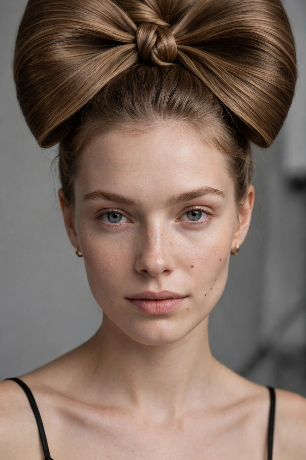 14. Bow-Sculpted Bun
