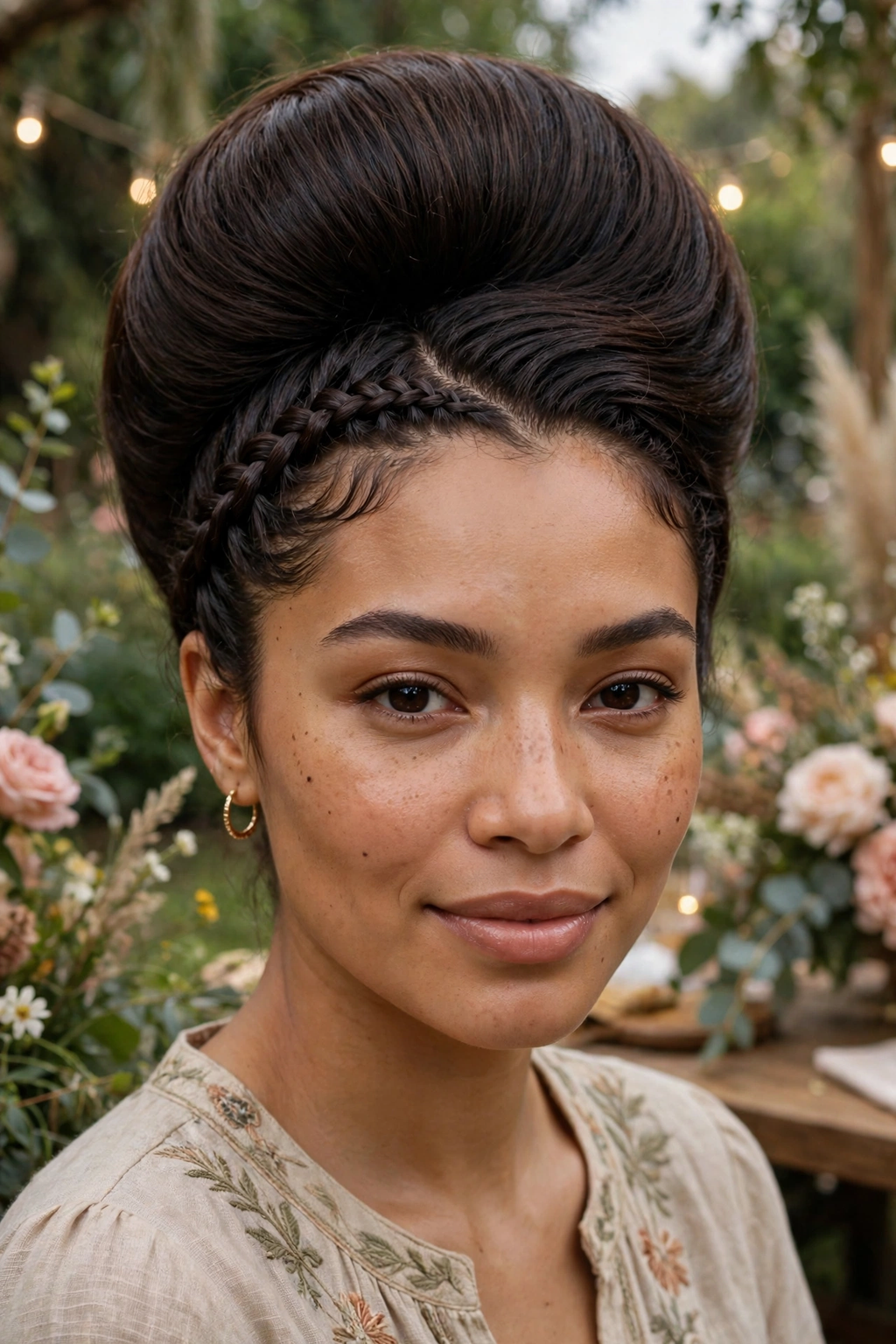 15. Beehive With Braided Detail
