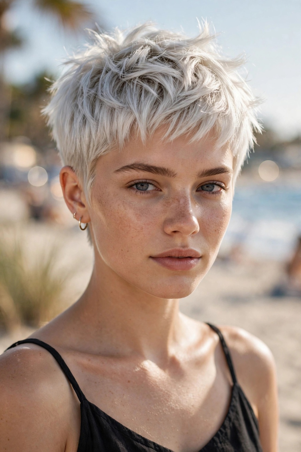 15. Icy Blonde Pixie