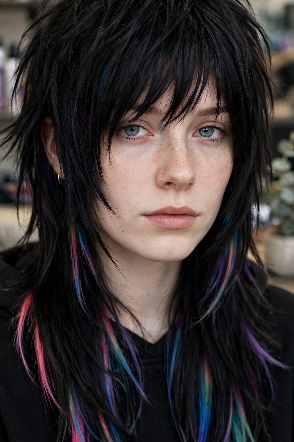 15 Emo Shag Haircuts to Try in 2026 17 15. Rainbow Peekaboo Long Shag