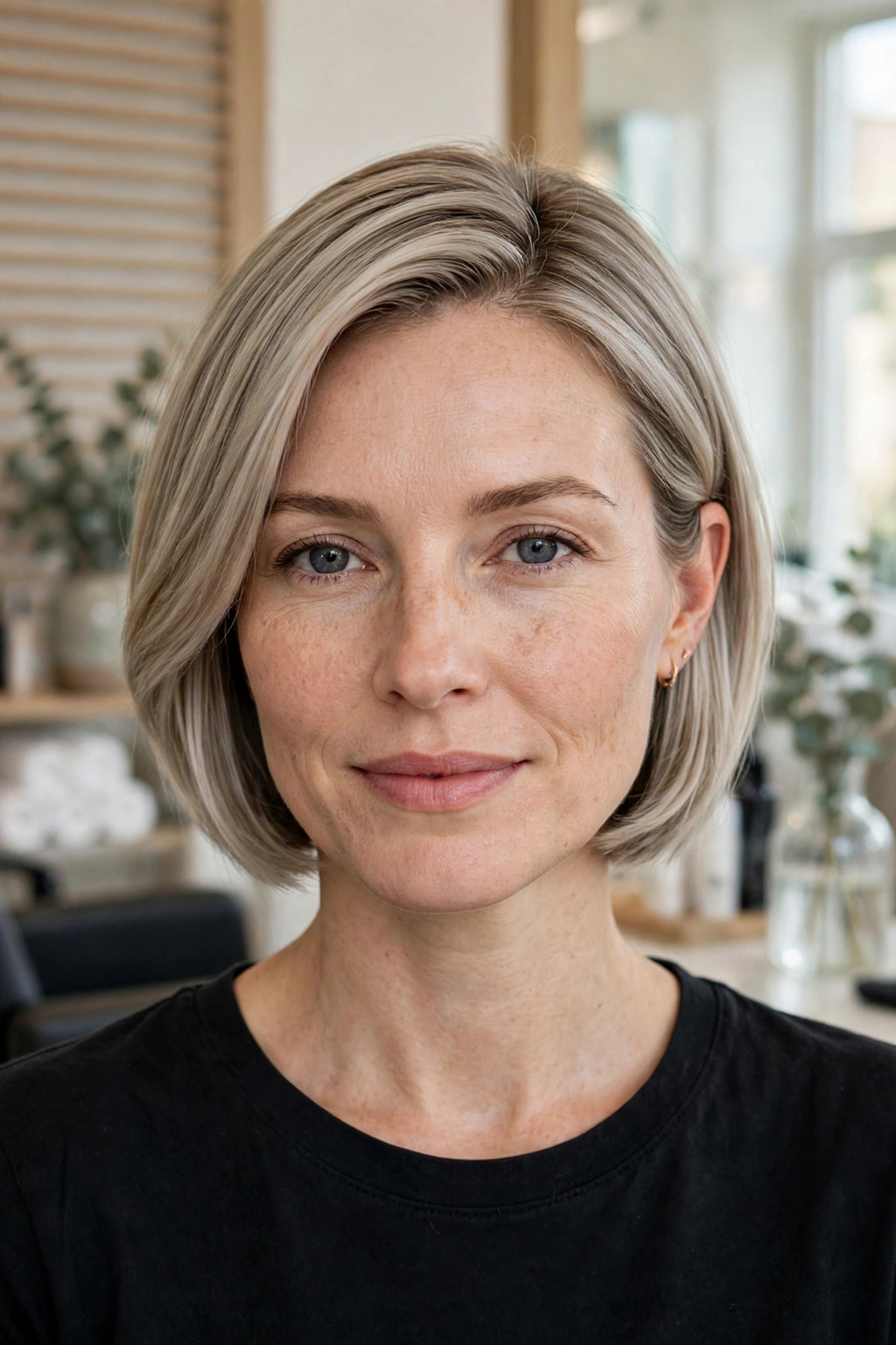 15 Tucked Hairstyles to Try in 2026 17 Ash-blonde bob tucked behind the ear