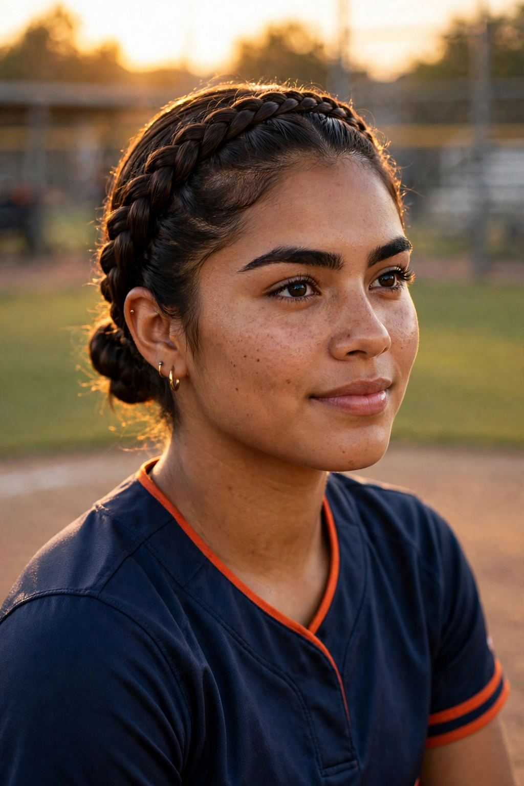 15 Softball Hairstyles to Try in 2026 17 15. Crown Braid Into Low Bun