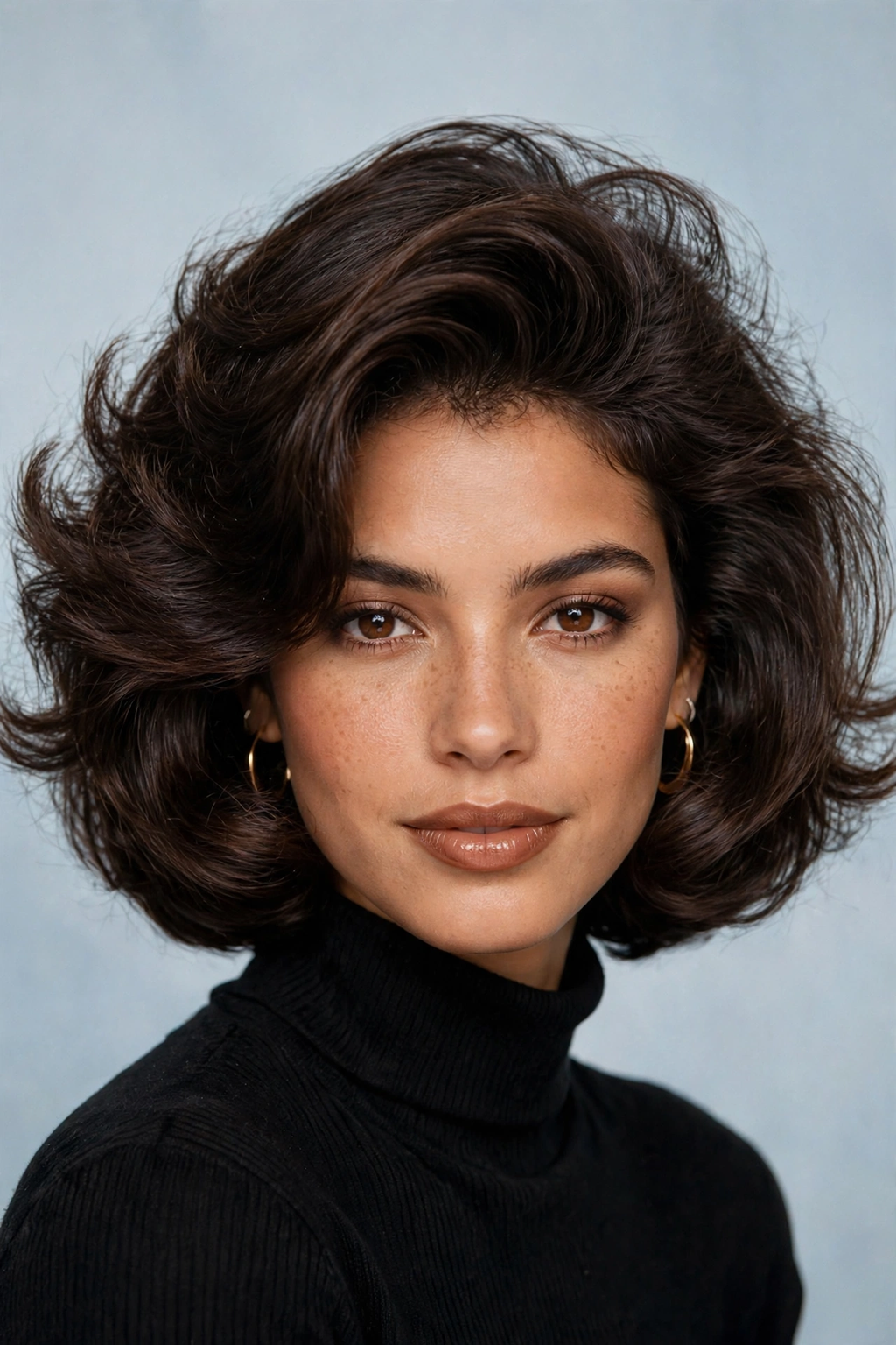 20 Fluffy Bob Haircuts to Try in 2026 22 20. Vintage 90s Supermodel Fluffy Bob